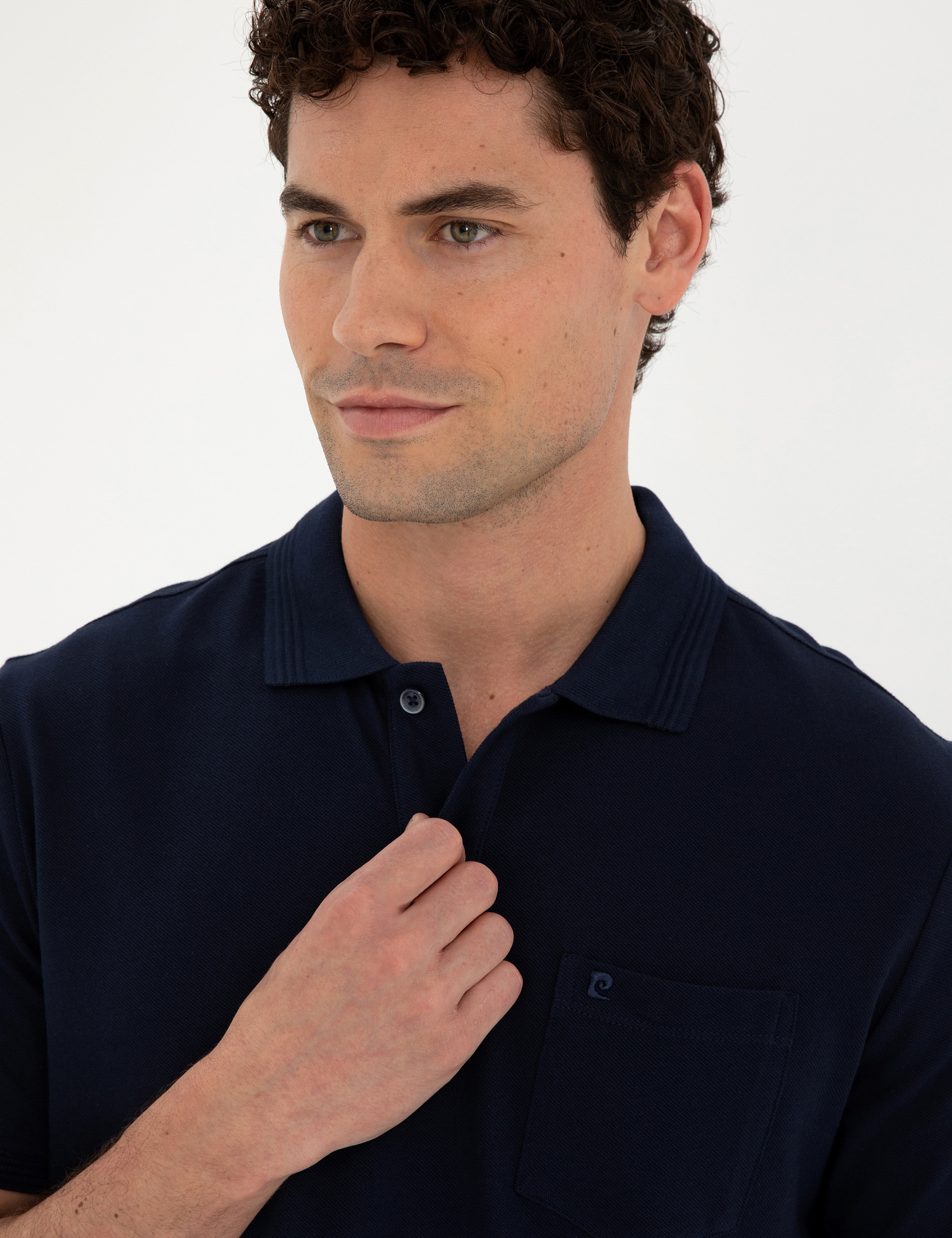 Lacivert Regular Fit Basic Tişört