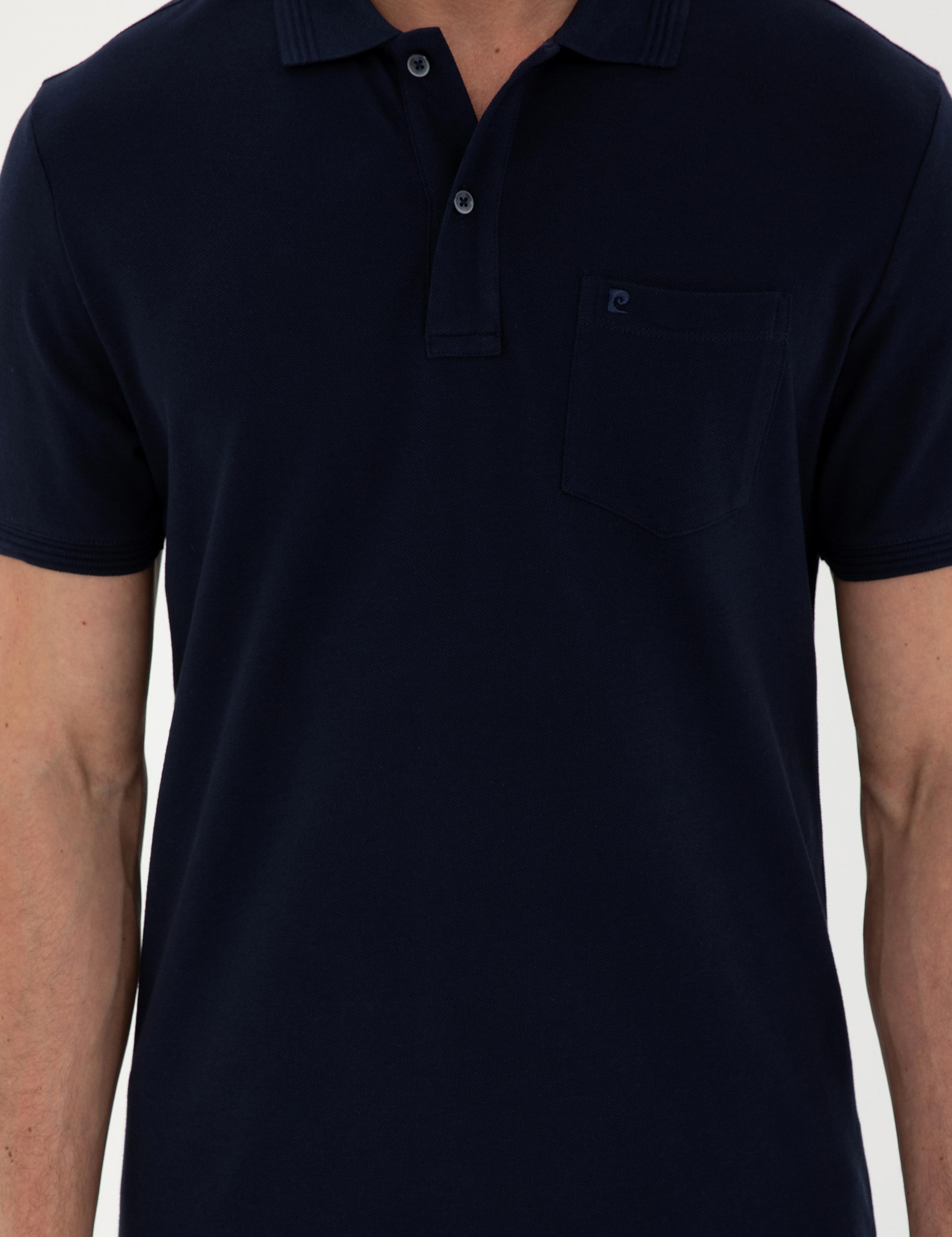 Lacivert Regular Fit Basic Tişört