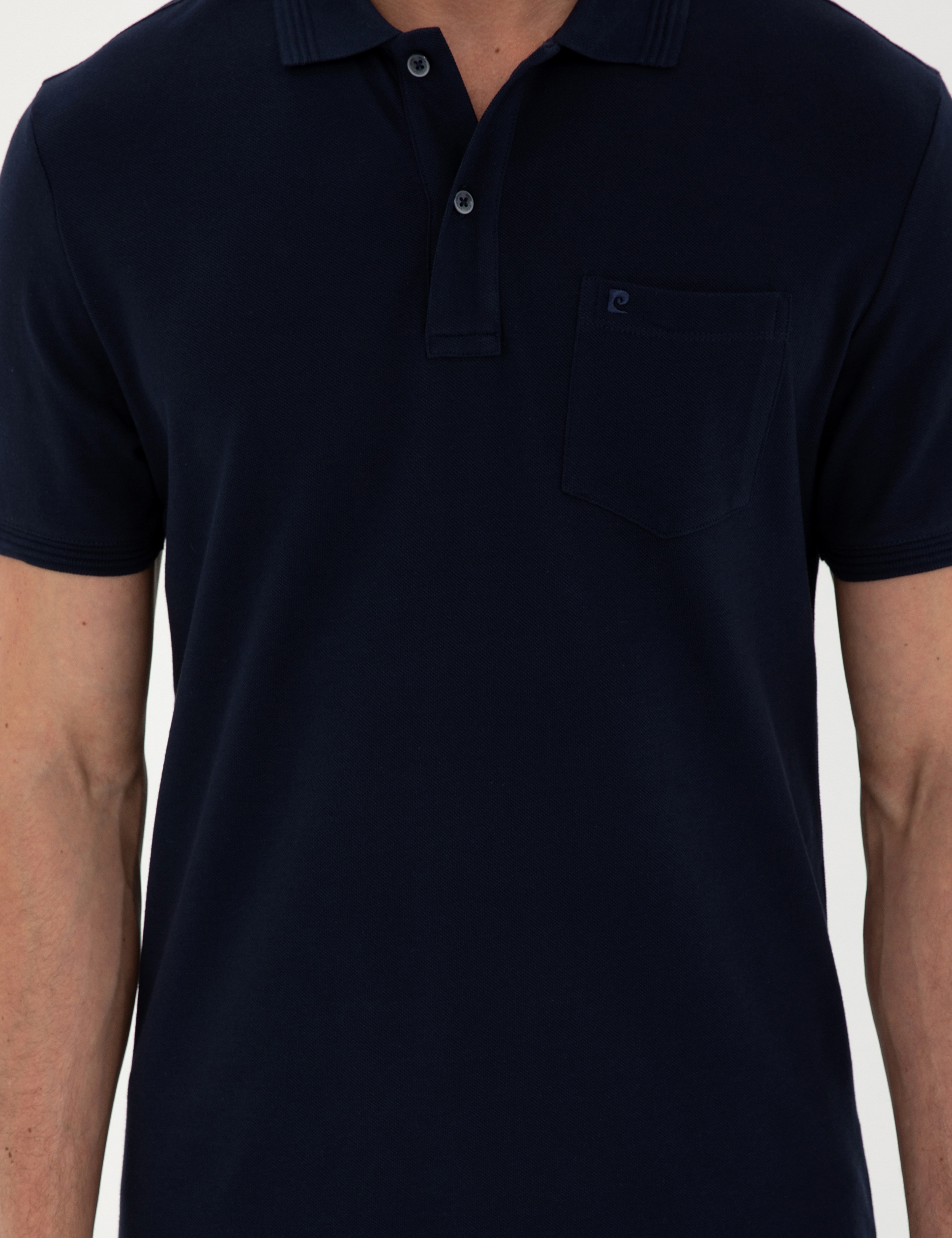 Lacivert Regular Fit Basic Tişört - Image 6