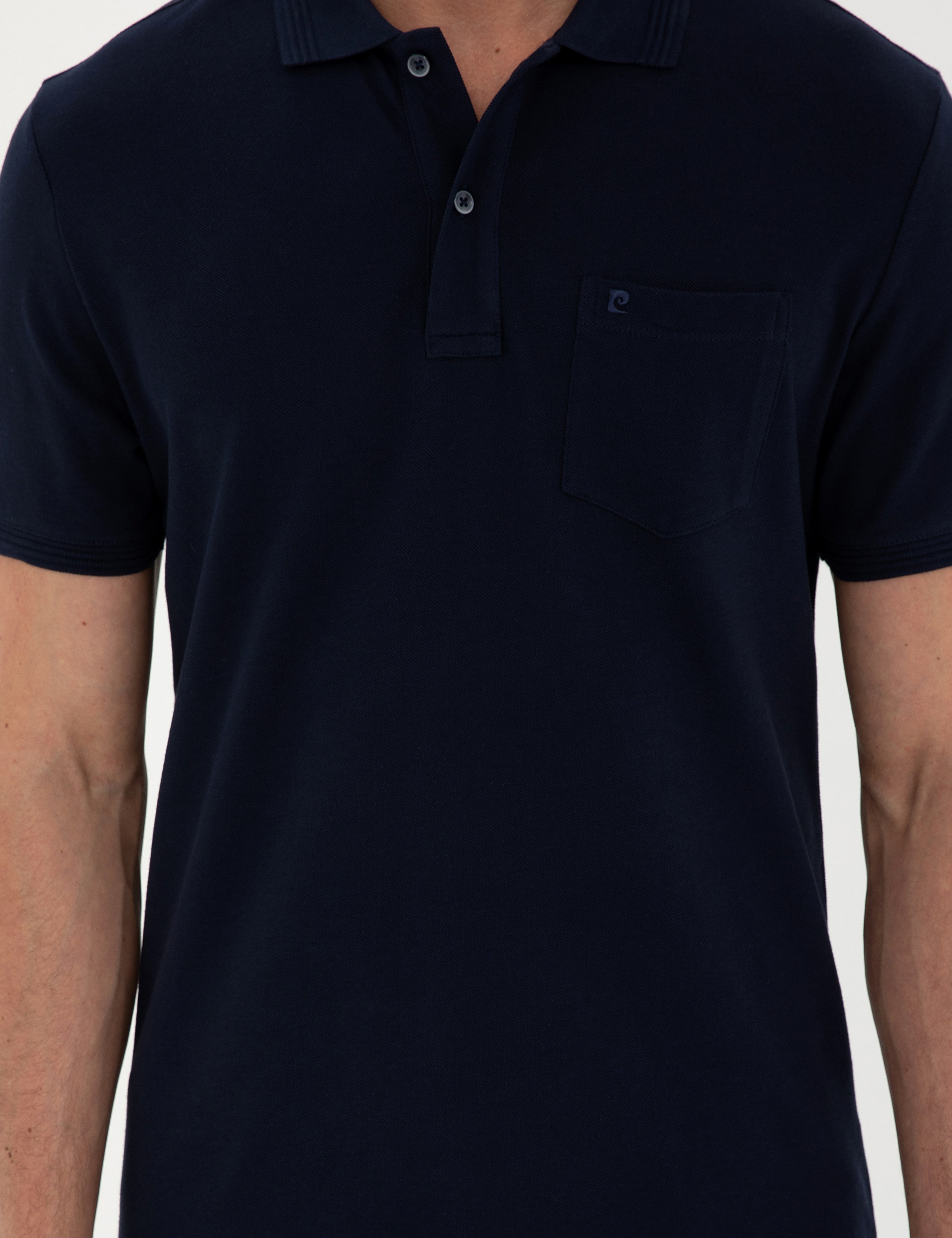Lacivert Regular Fit Basic Tişört