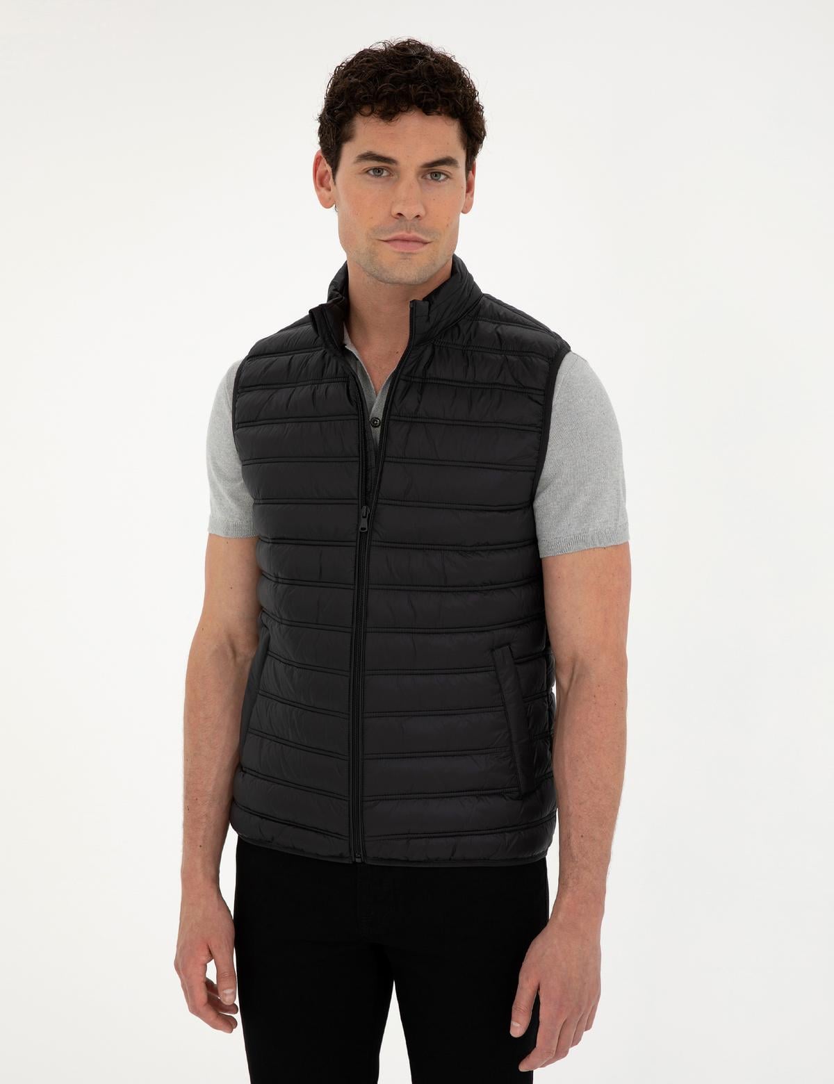 Siyah Dolgulu Ultra Hafif Şişme Yelek - 50287243011