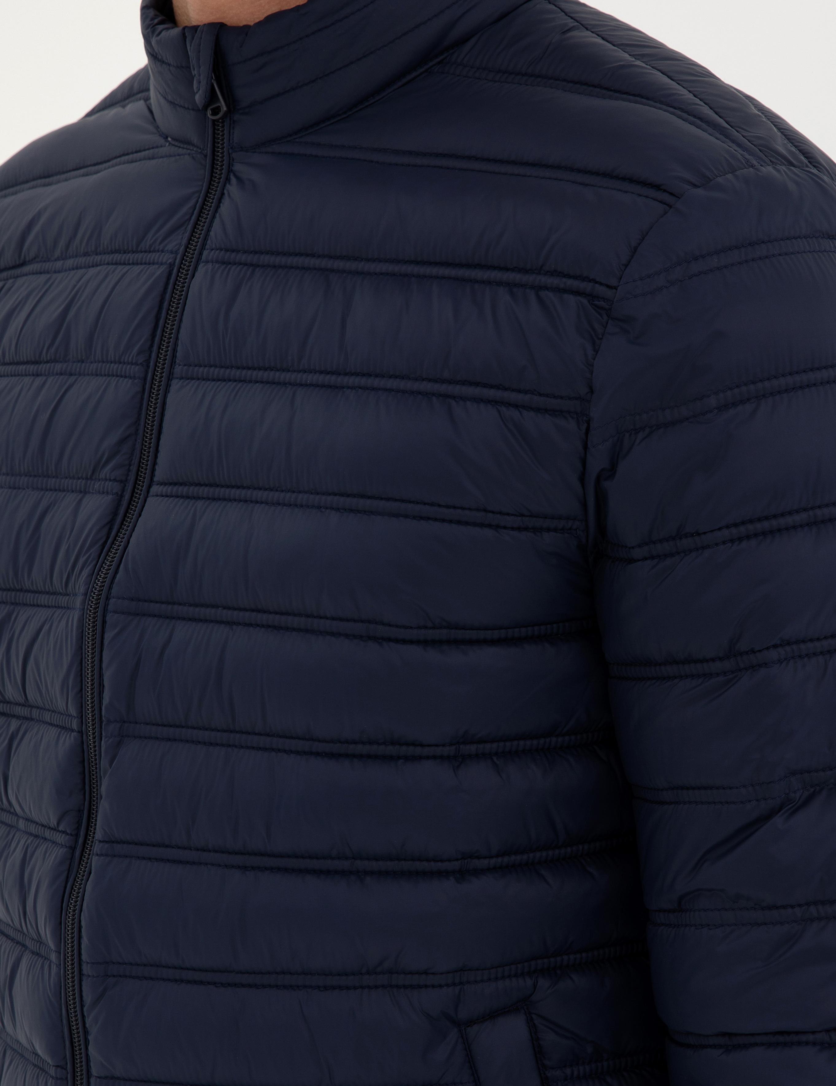 Lacivert Kapitone Spor Mont