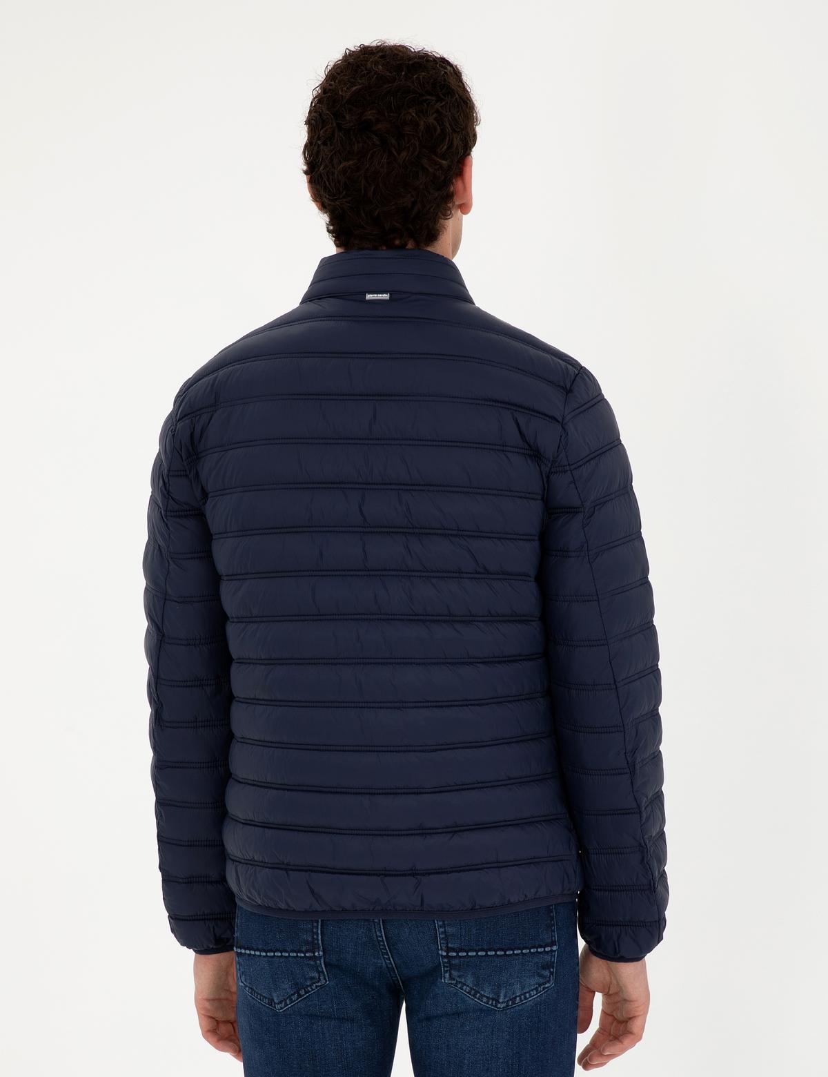 Lacivert Kapitone Spor Mont - 50287245022