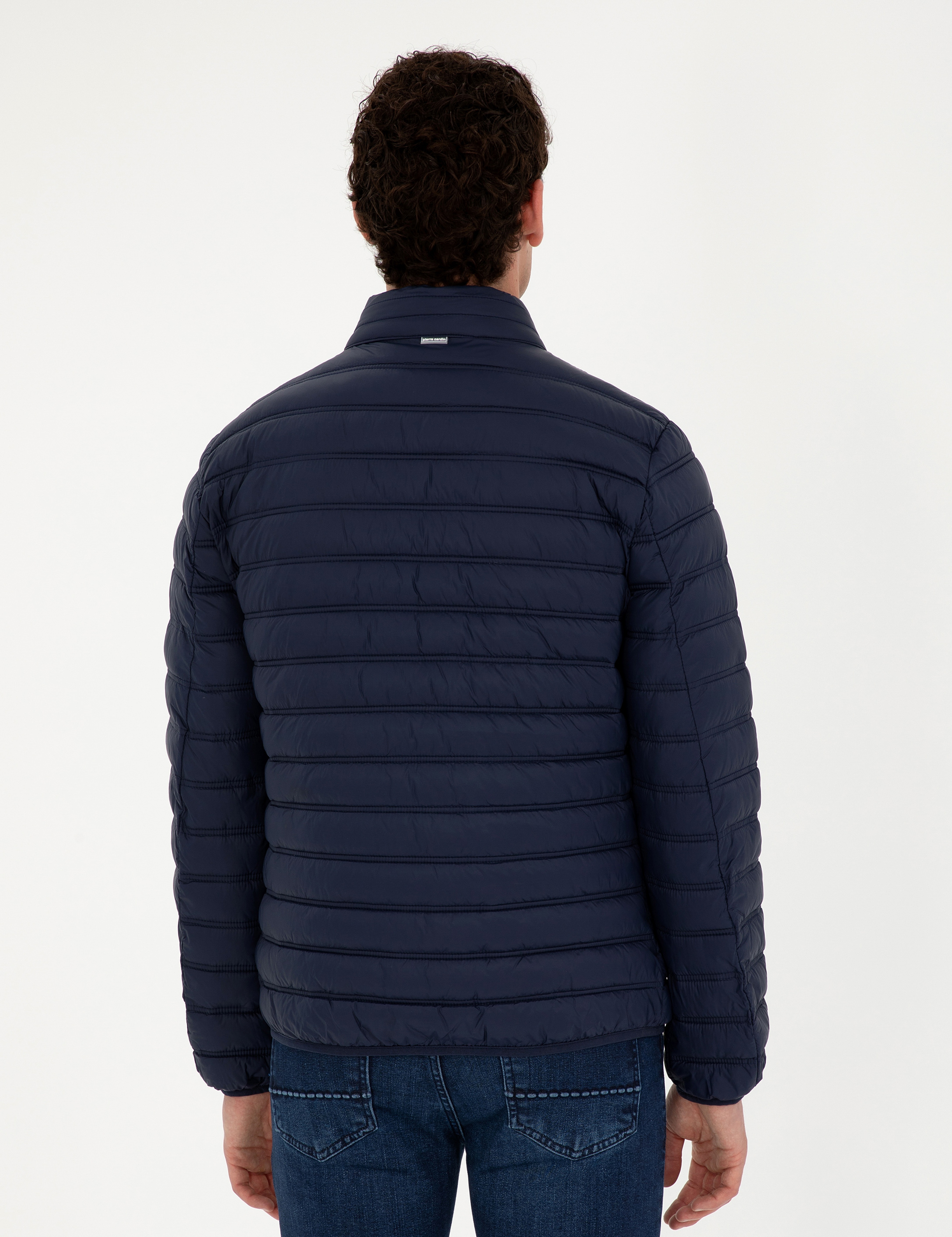 Lacivert Kapitone Spor Mont - Image 5