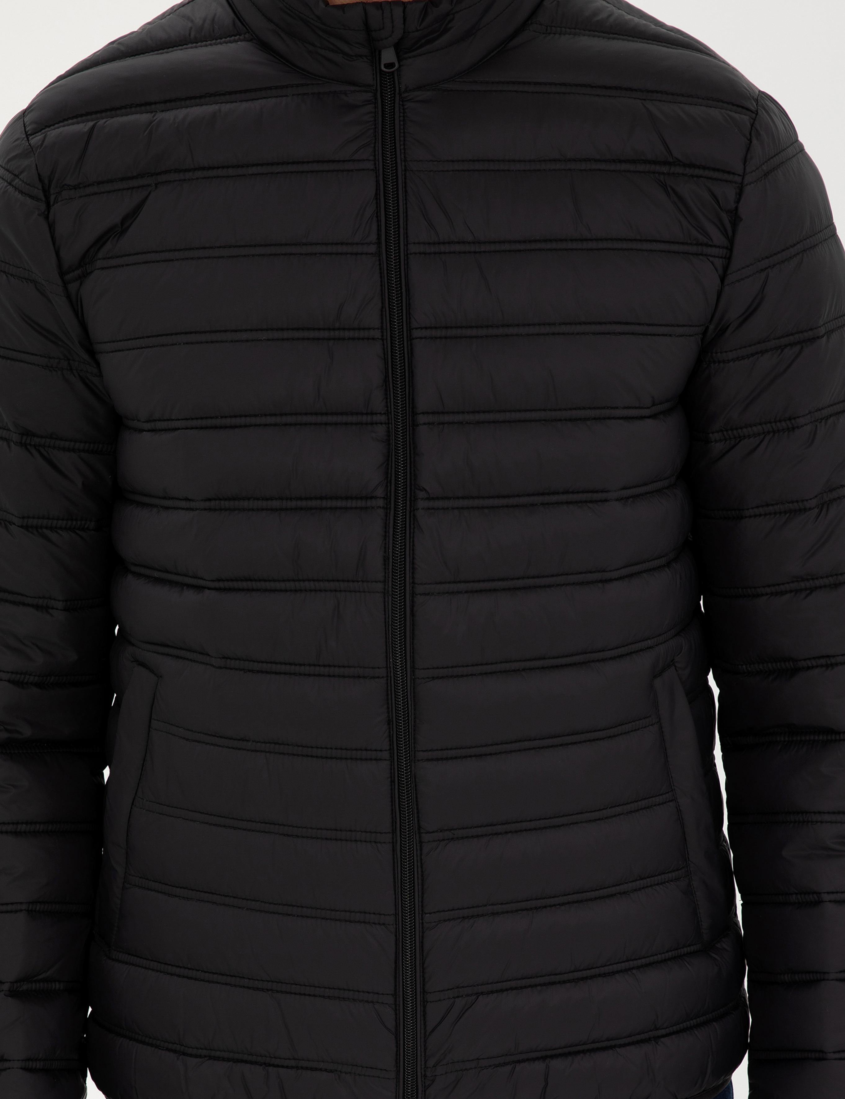 Siyah Kapitone Spor Mont