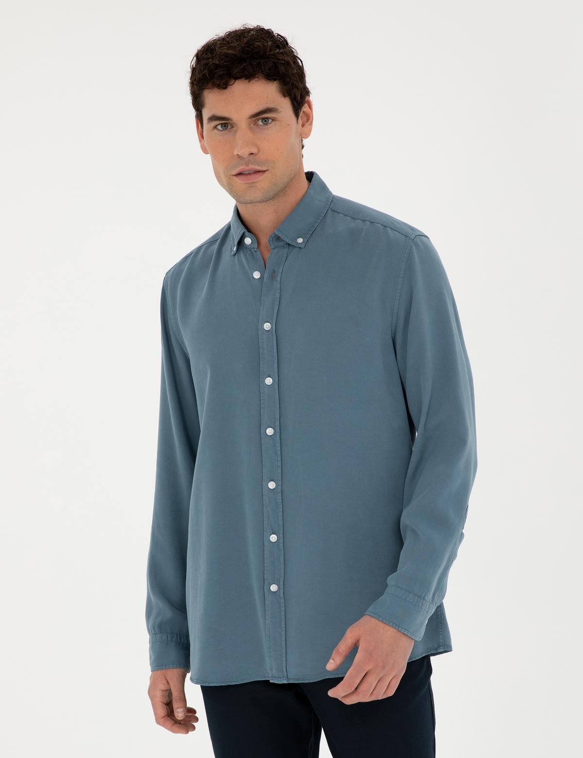 Saks Regular Fit Uzun Kollu Gömlek