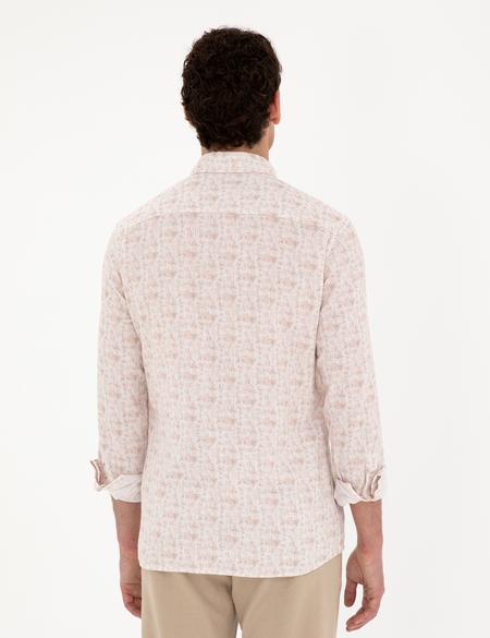 Pudra Slim Fit Uzun Kollu Gömlek - 50284914001