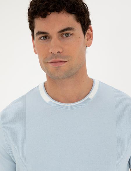 Mavi Slim Fit Bisiklet Yaka Triko Tişört - 50287449011