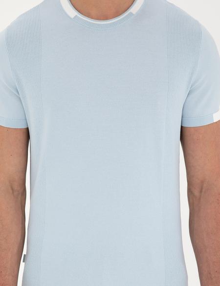 Mavi Slim Fit Bisiklet Yaka Triko Tişört - 50287449011