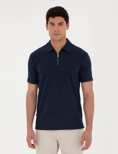 Lacivert Slim Fit Tişört