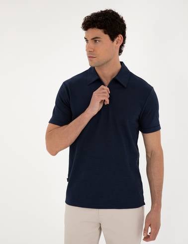 Lacivert Slim Fit Tişört