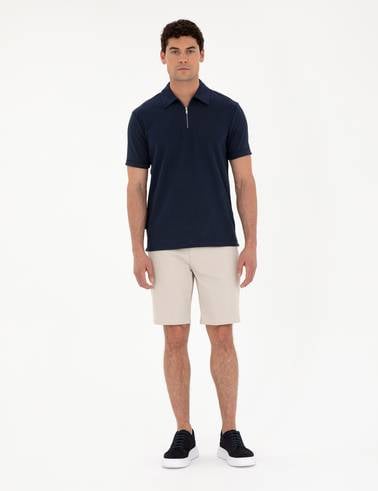 Lacivert Slim Fit Tişört