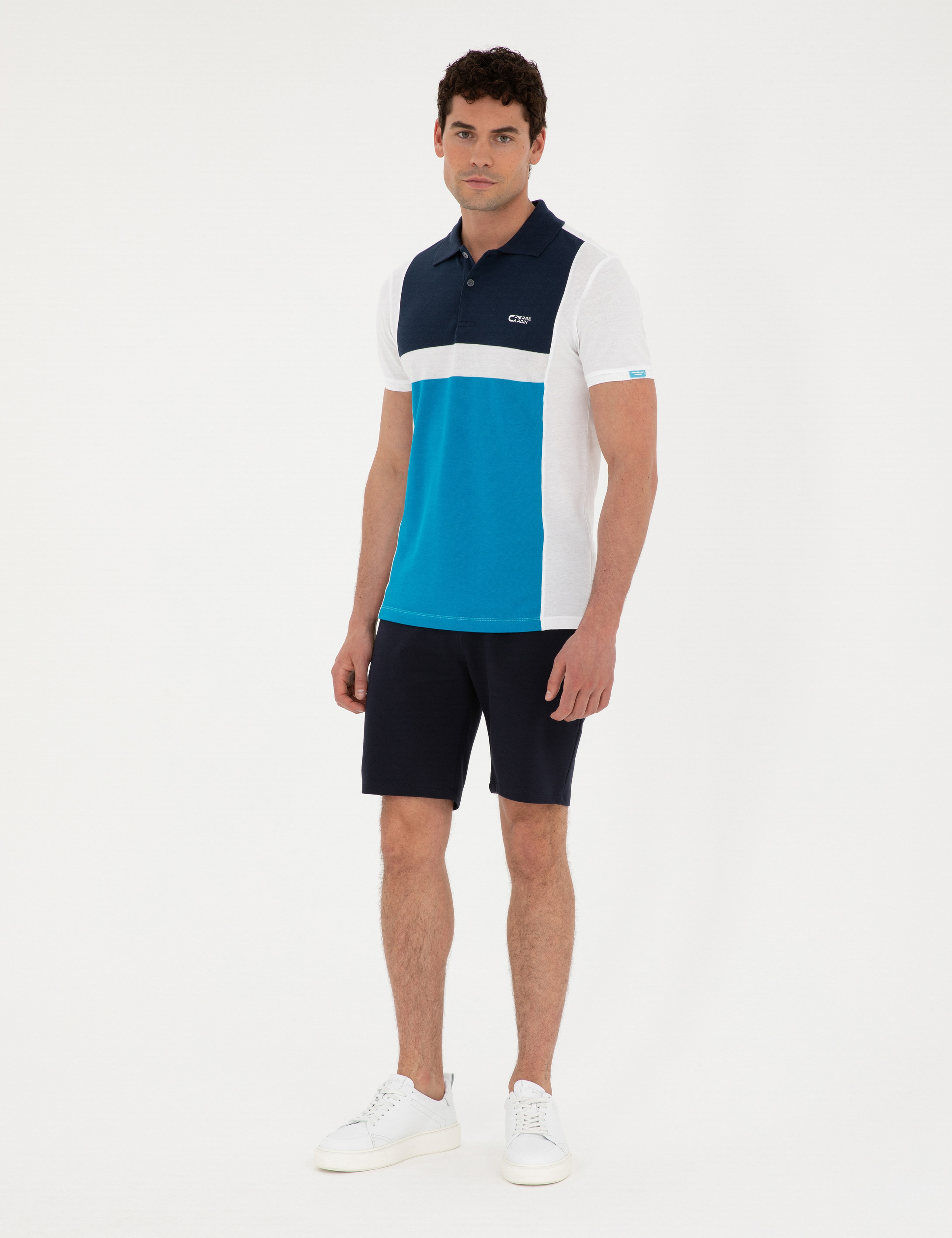 Lacivert Regular Fit Örme Şort - Image 3