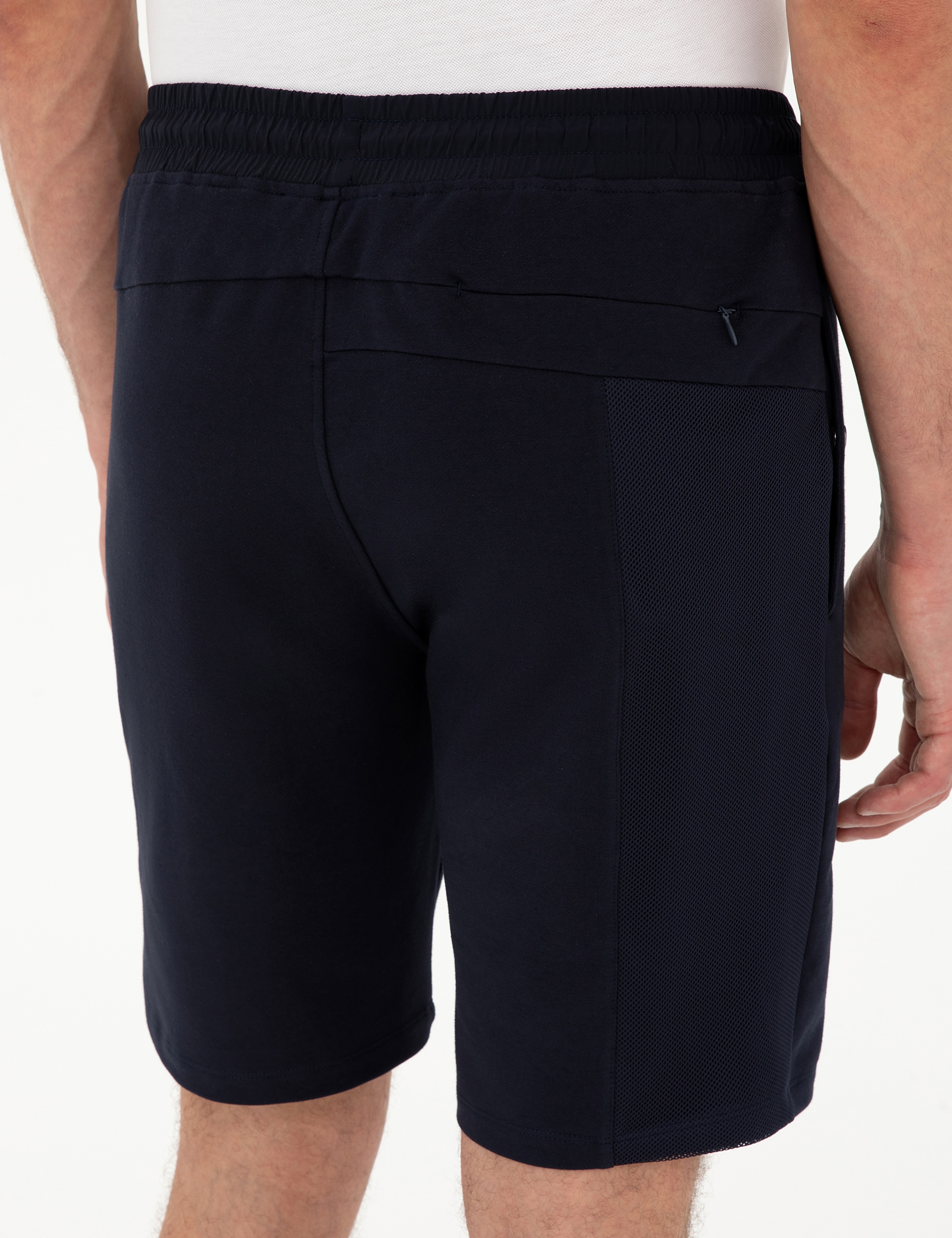 Lacivert Regular Fit Örme Şort