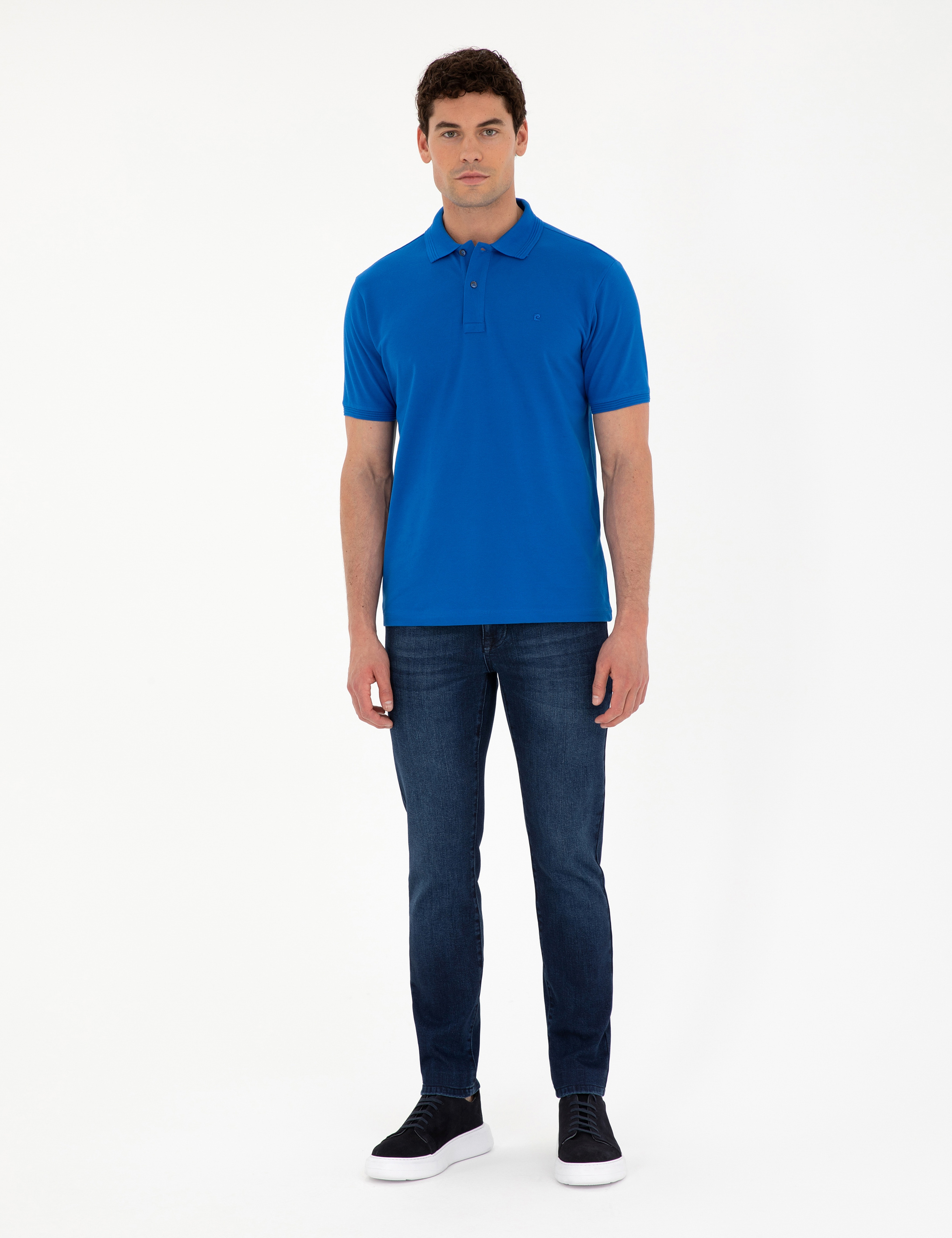 Saks Slim Fit Basic Tişört - Image 4