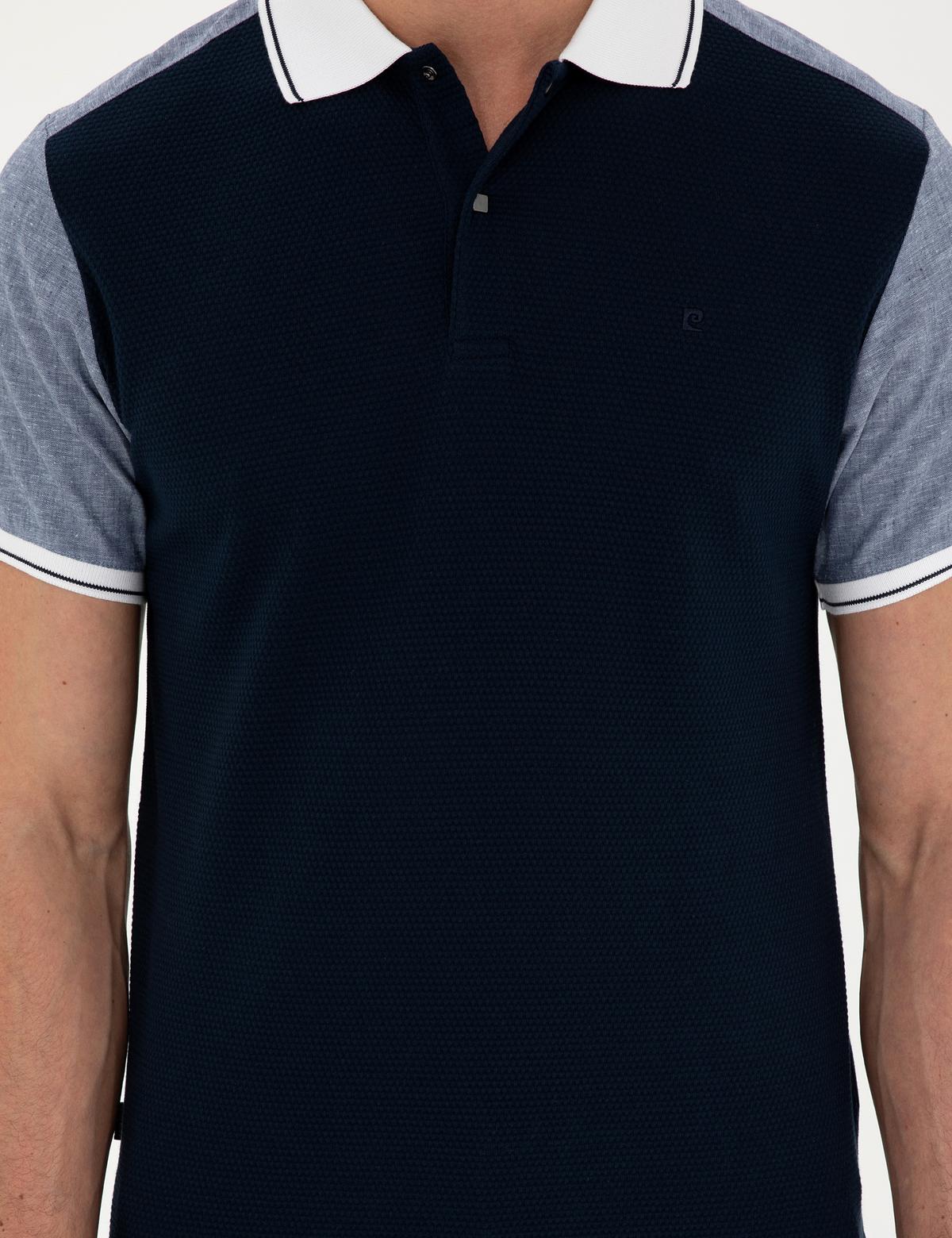 Lacivert Slim Fit Tişört - 50284313023