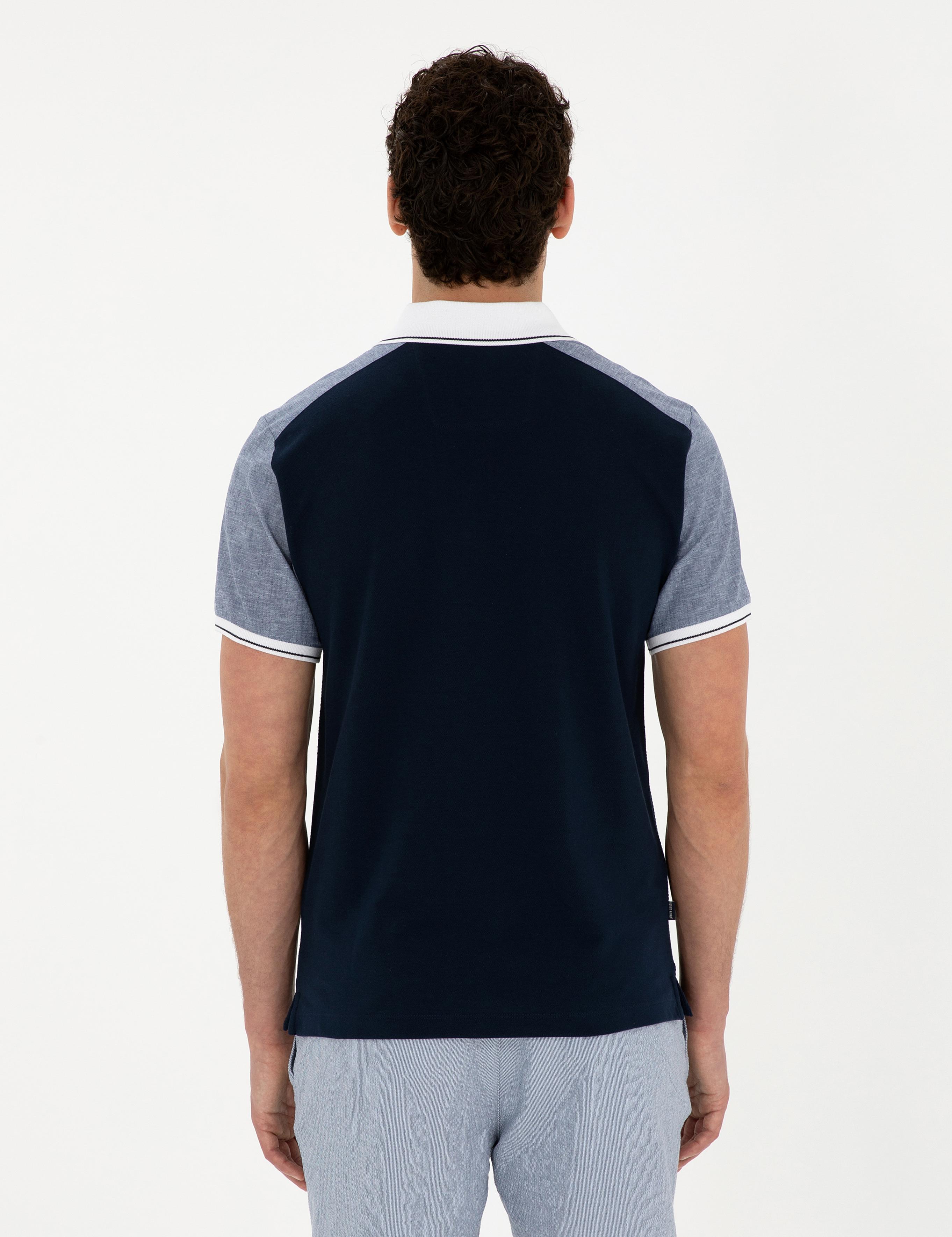 Lacivert Slim Fit Tişört