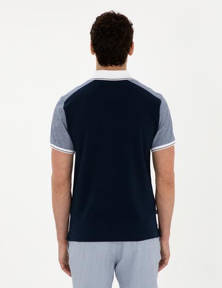 Lacivert Slim Fit Tişört - 50284313023