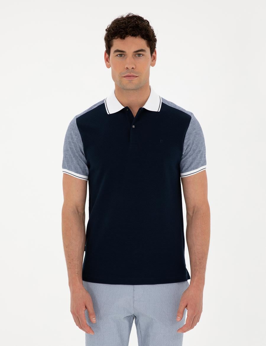 Lacivert Slim Fit Tişört