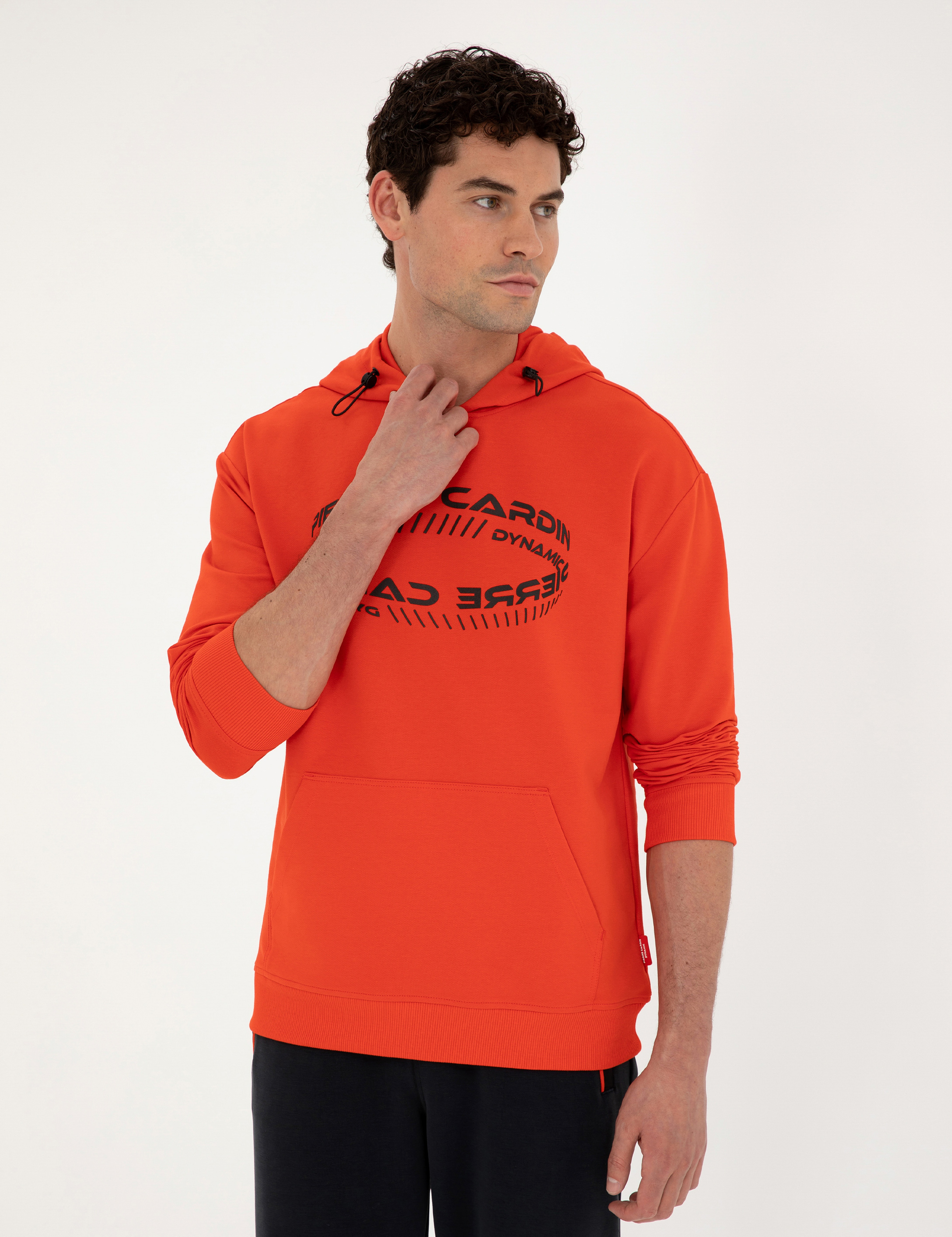 Kırmızı Regular Fit Sweatshirt - Image 3