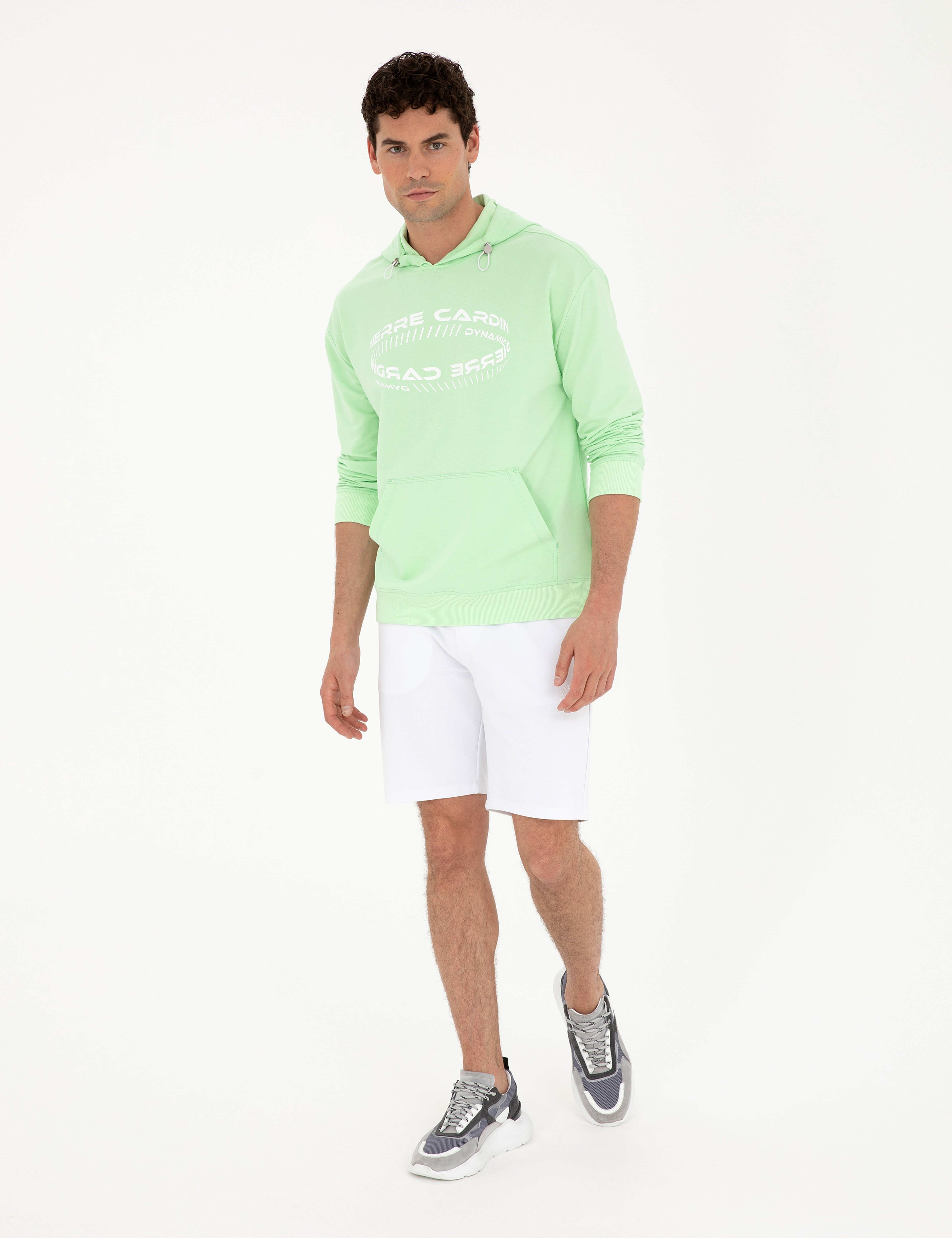 Fıstık Yeşili Regular Fit Sweatshirt - Image 4