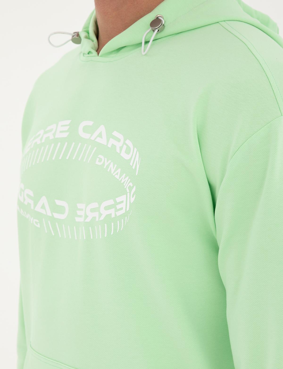 Fıstık Yeşili Regular Fit Sweatshirt - 50285219044