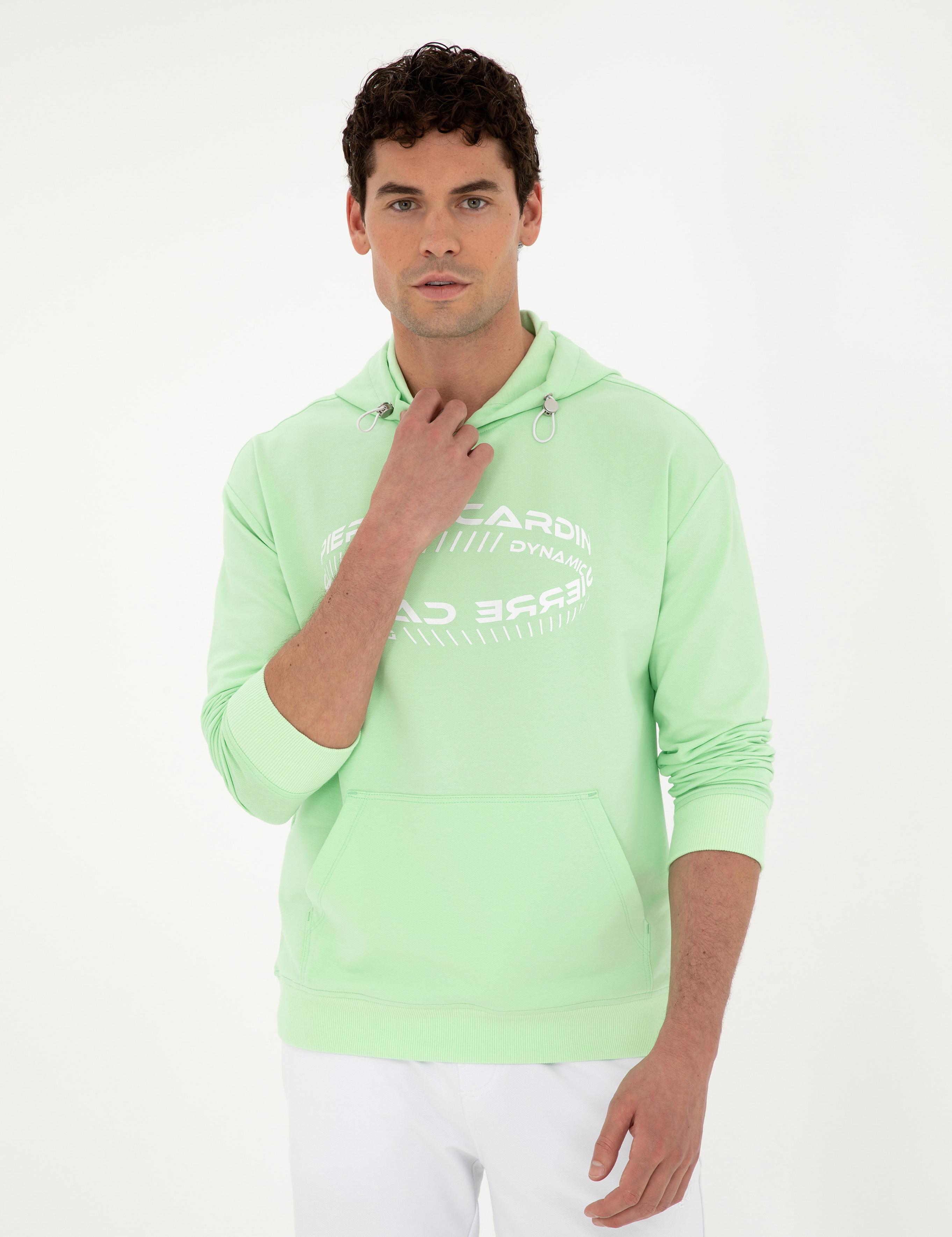Fıstık Yeşili Regular Fit Sweatshirt