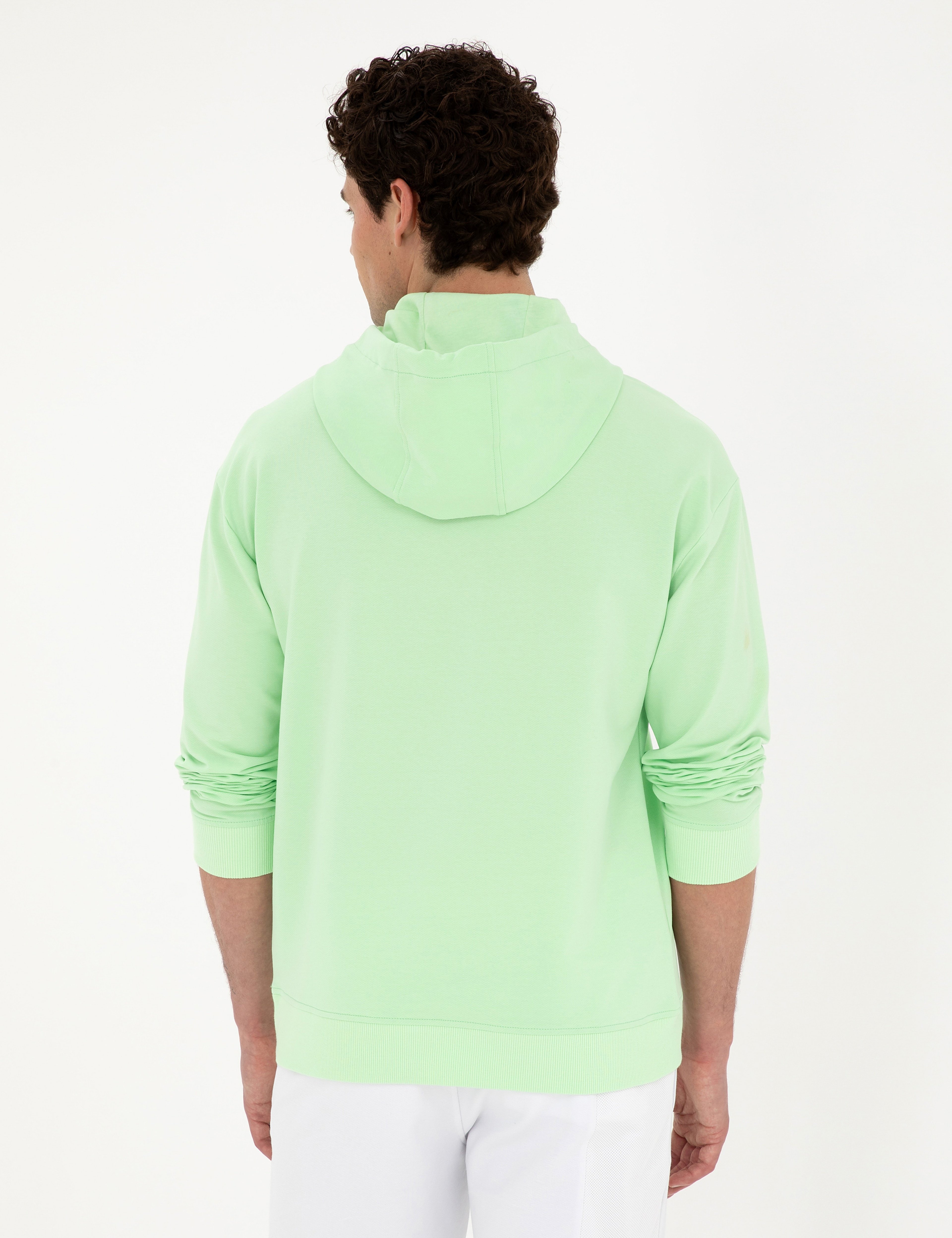 Fıstık Yeşili Regular Fit Sweatshirt - Image 5