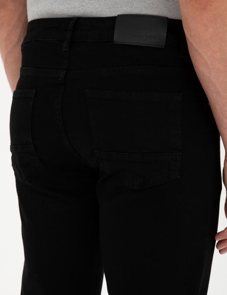 Siyah Straight Fit Jean Pantolon - 50291551016