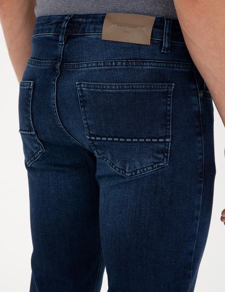 Koyu Lacivert Slim Fit Jean Pantolon - 50285137052