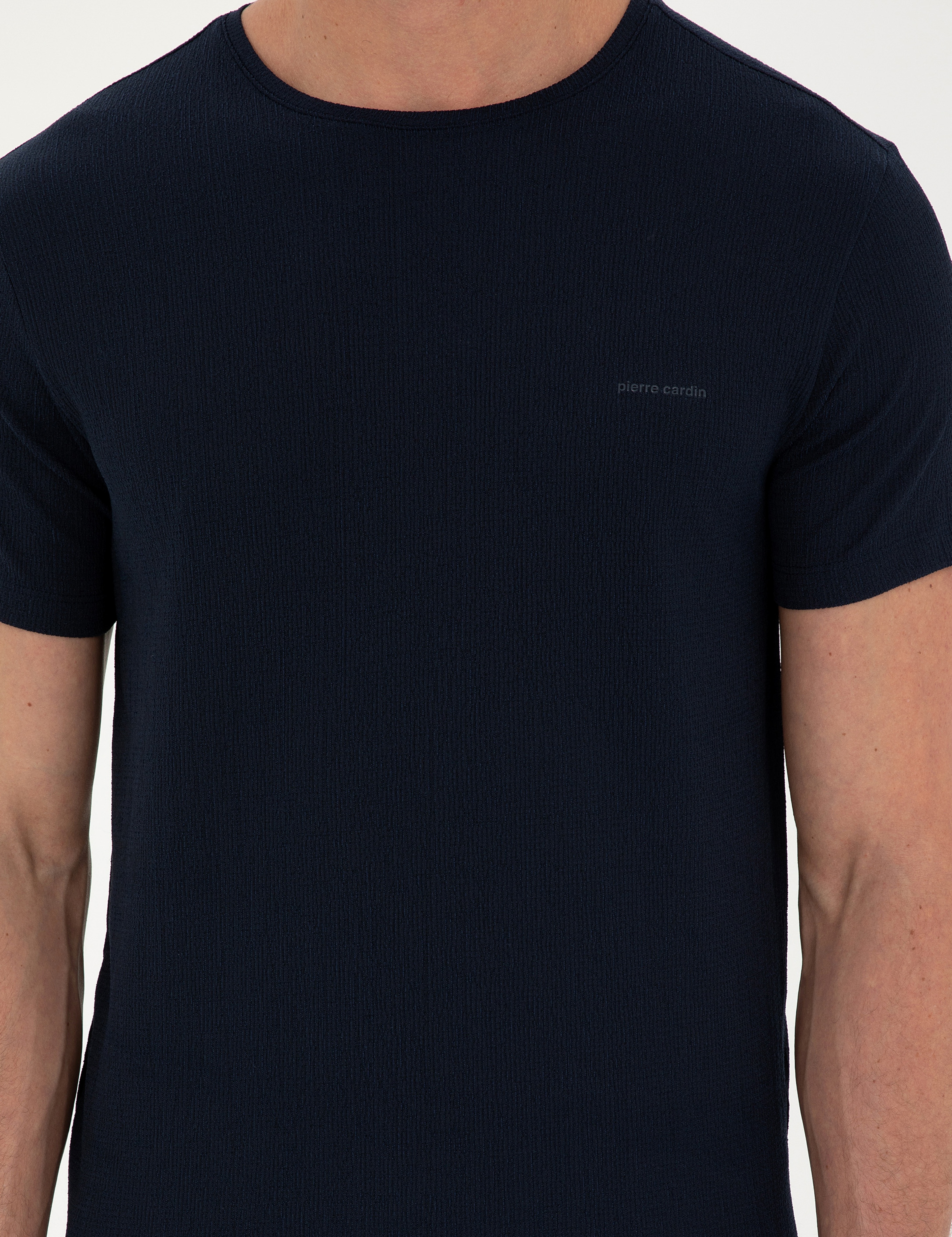 Lacivert Slim Fit Tişört - Image 6