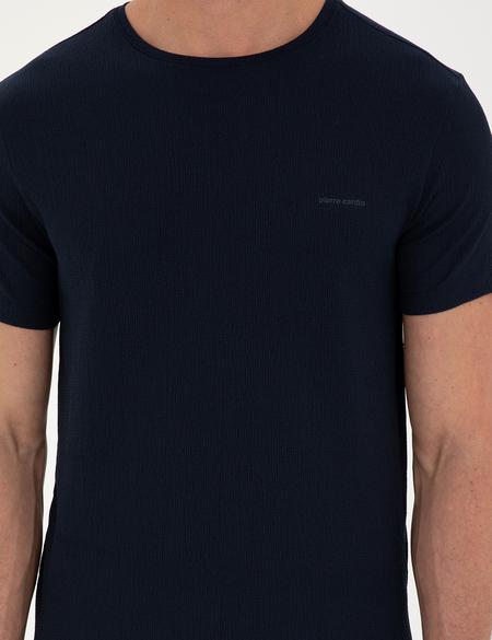 Lacivert Slim Fit Tişört - 50288914025