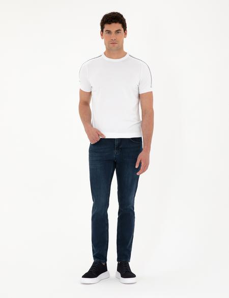 Lacivert Slim Fit Jean Pantolon - 50285128052