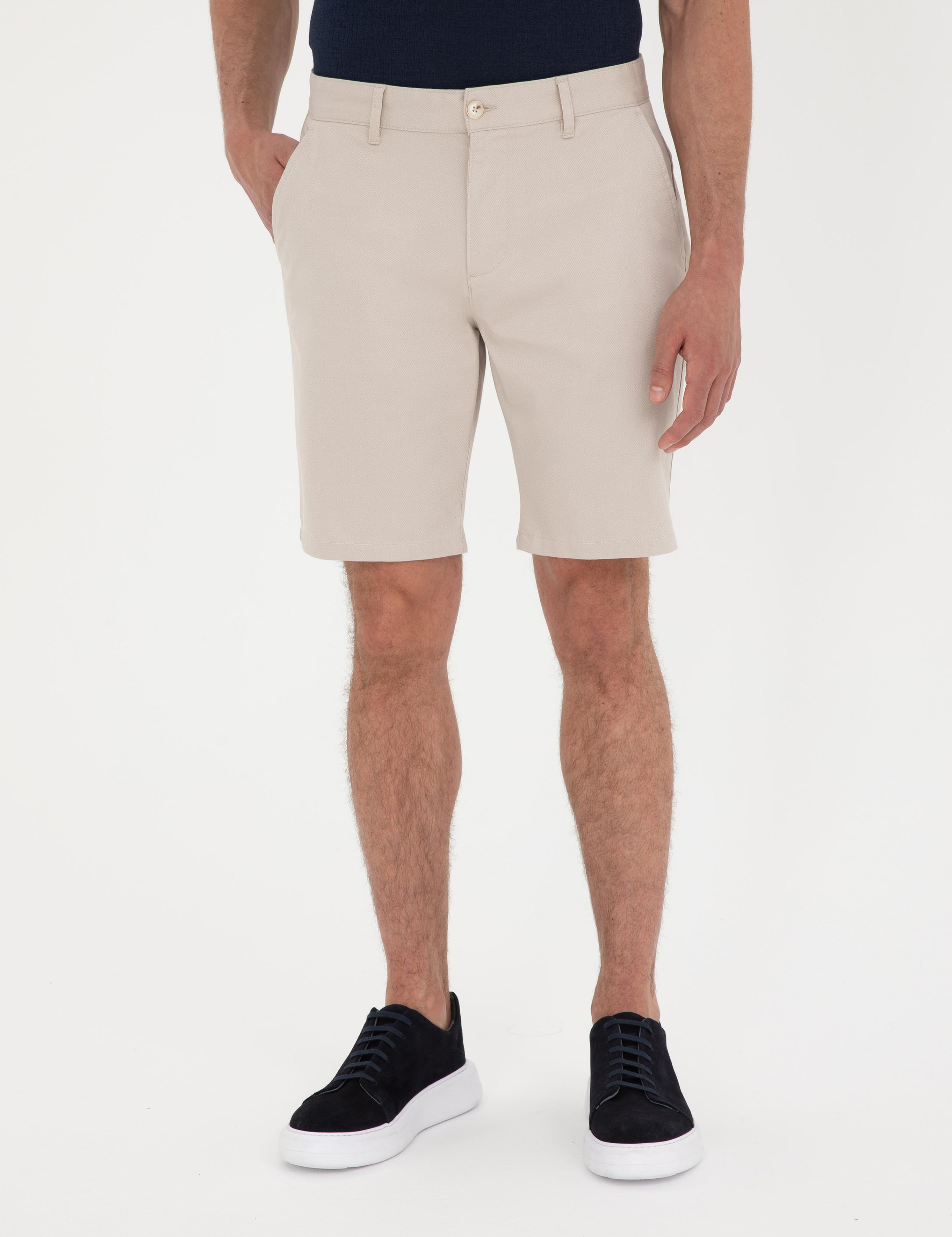 Taş Slim Fit Dokuma Şort