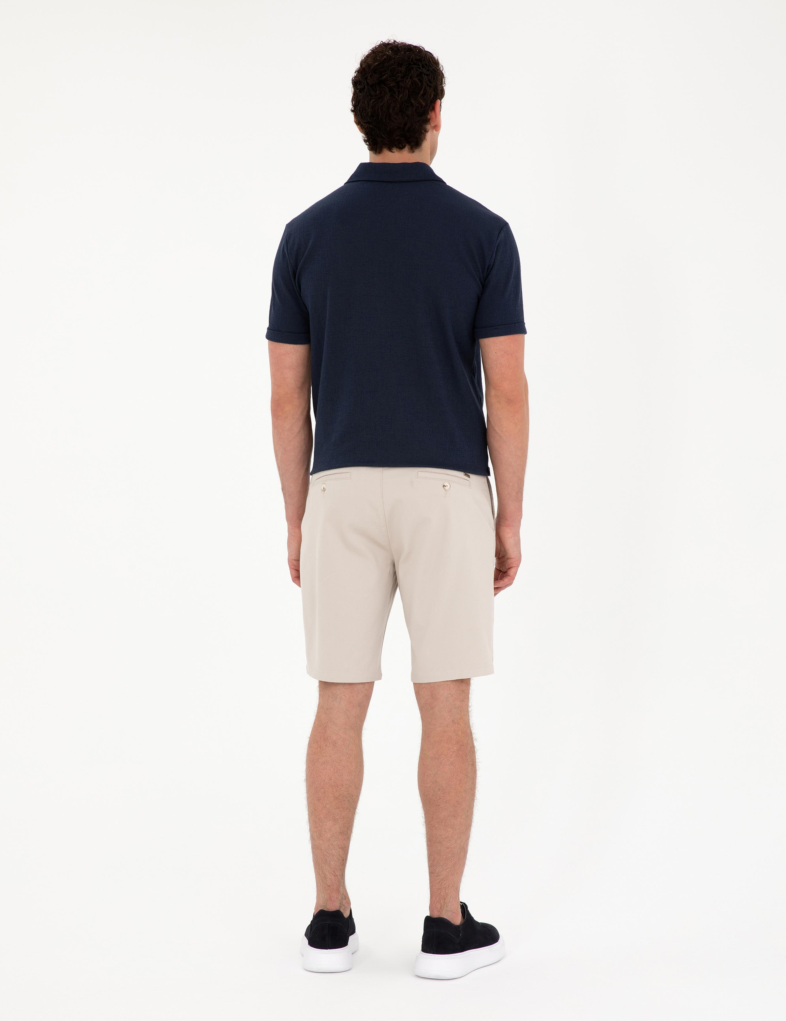 Taş Slim Fit Dokuma Şort