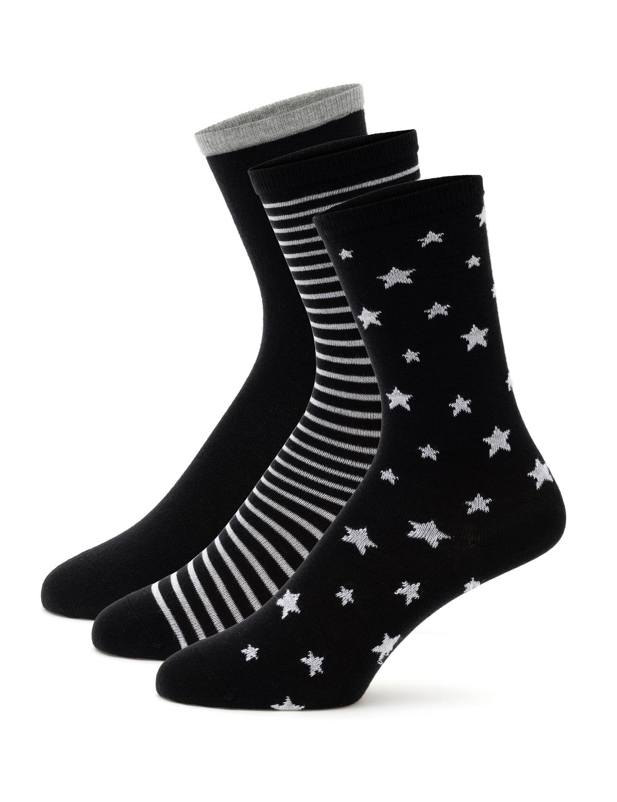 Kadın 3'lü Soket Çorap