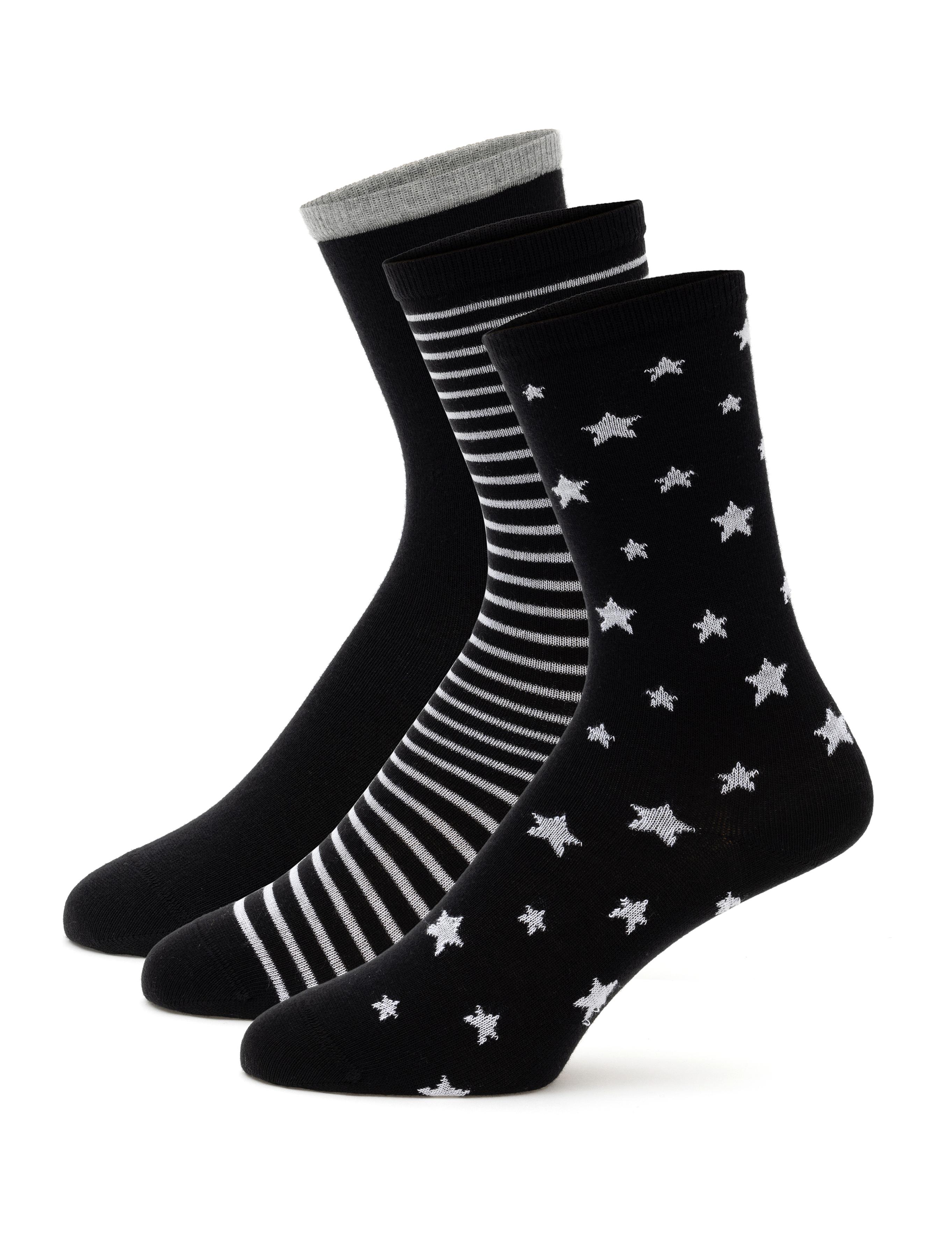 Kadın 3'lü Soket Çorap