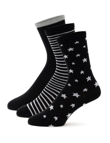 Kadın 3'lü Soket Çorap - 50293337002