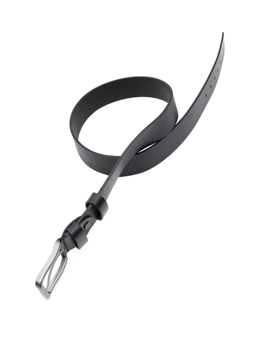 Siyah Denim %100 Deri Denim Kemer