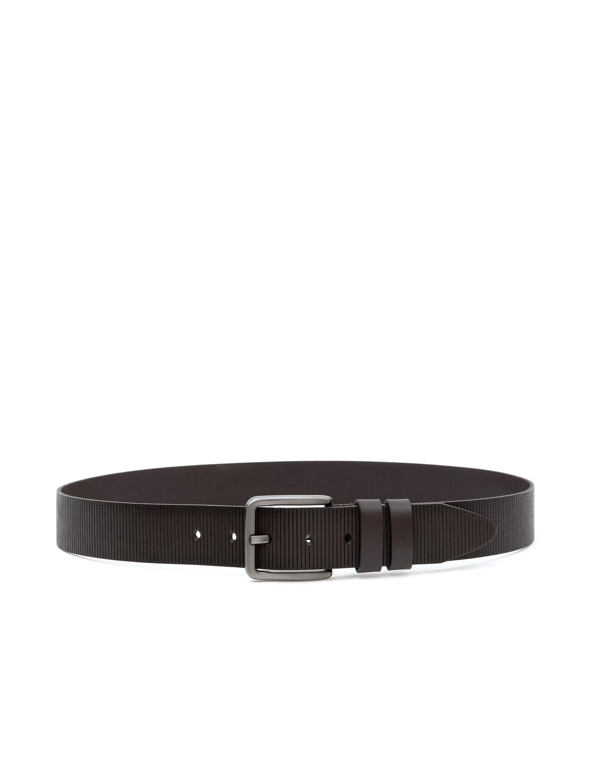 Kahverengi Denim %100 Deri Denim Kemer - 50294392010