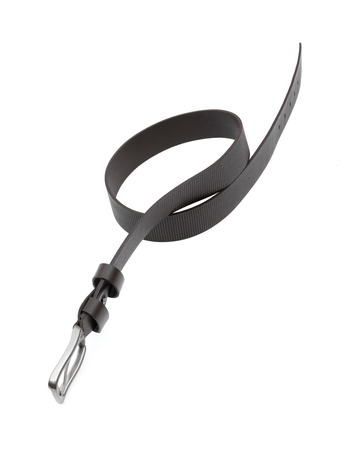 Kahverengi Denim %100 Deri Denim Kemer - 50294392010