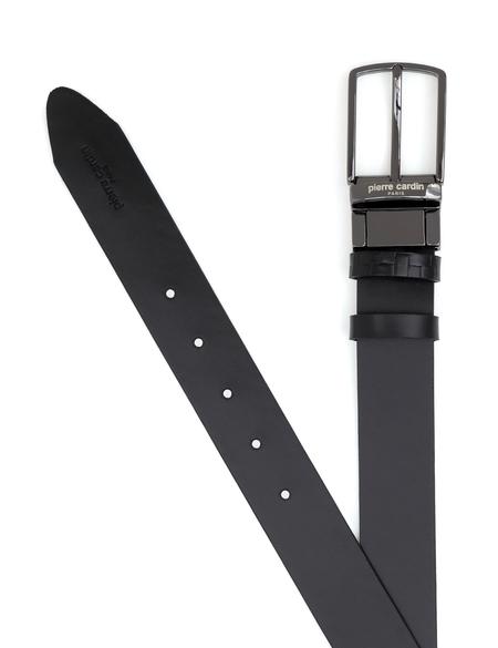 Siyah Çift Taraflı Kemer - 50294395002