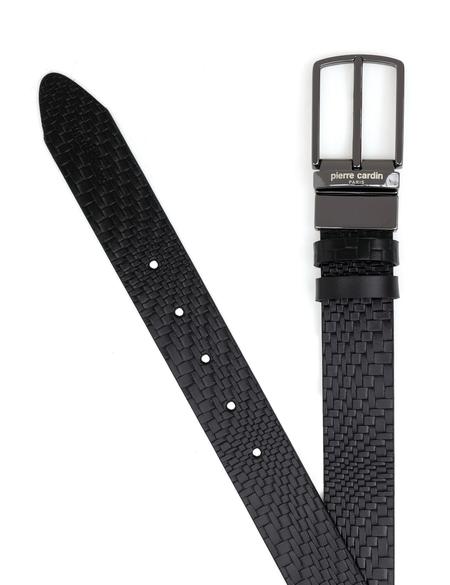 Siyah Çift Taraflı Kemer - 50294395002