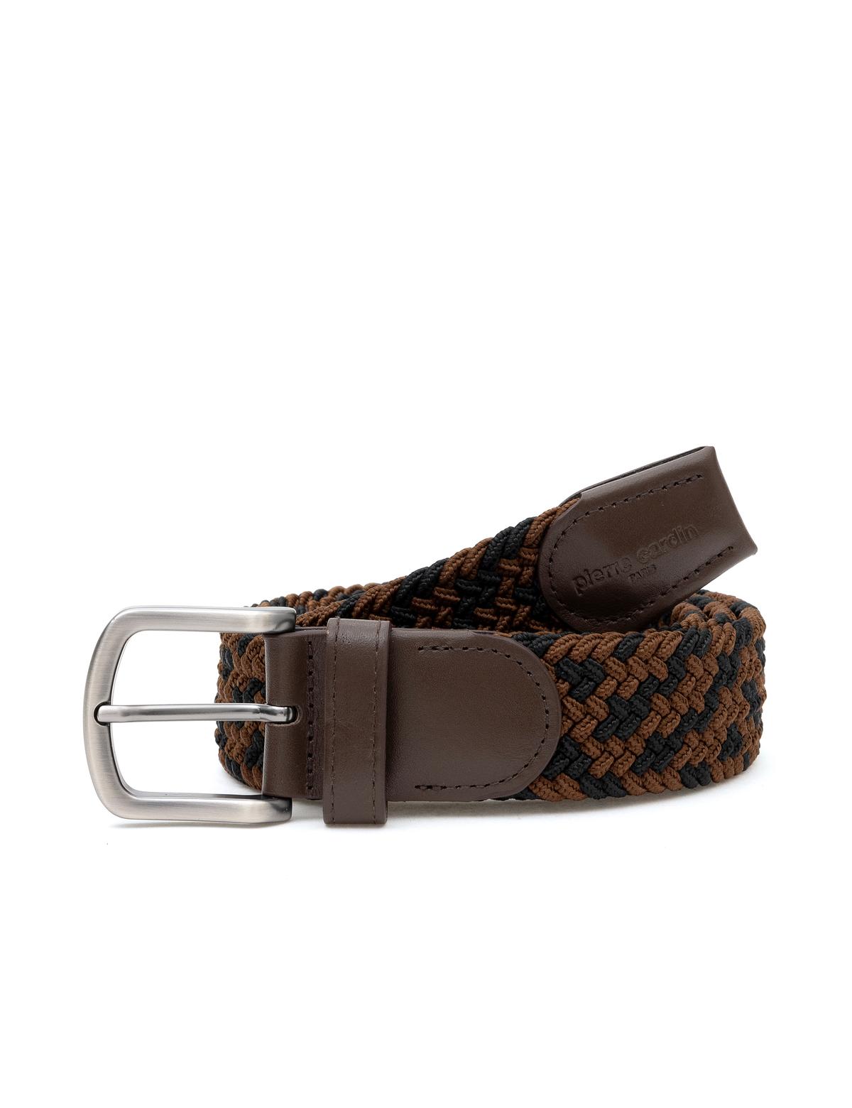 Kahverengi Örgü Kemer - 50294399001