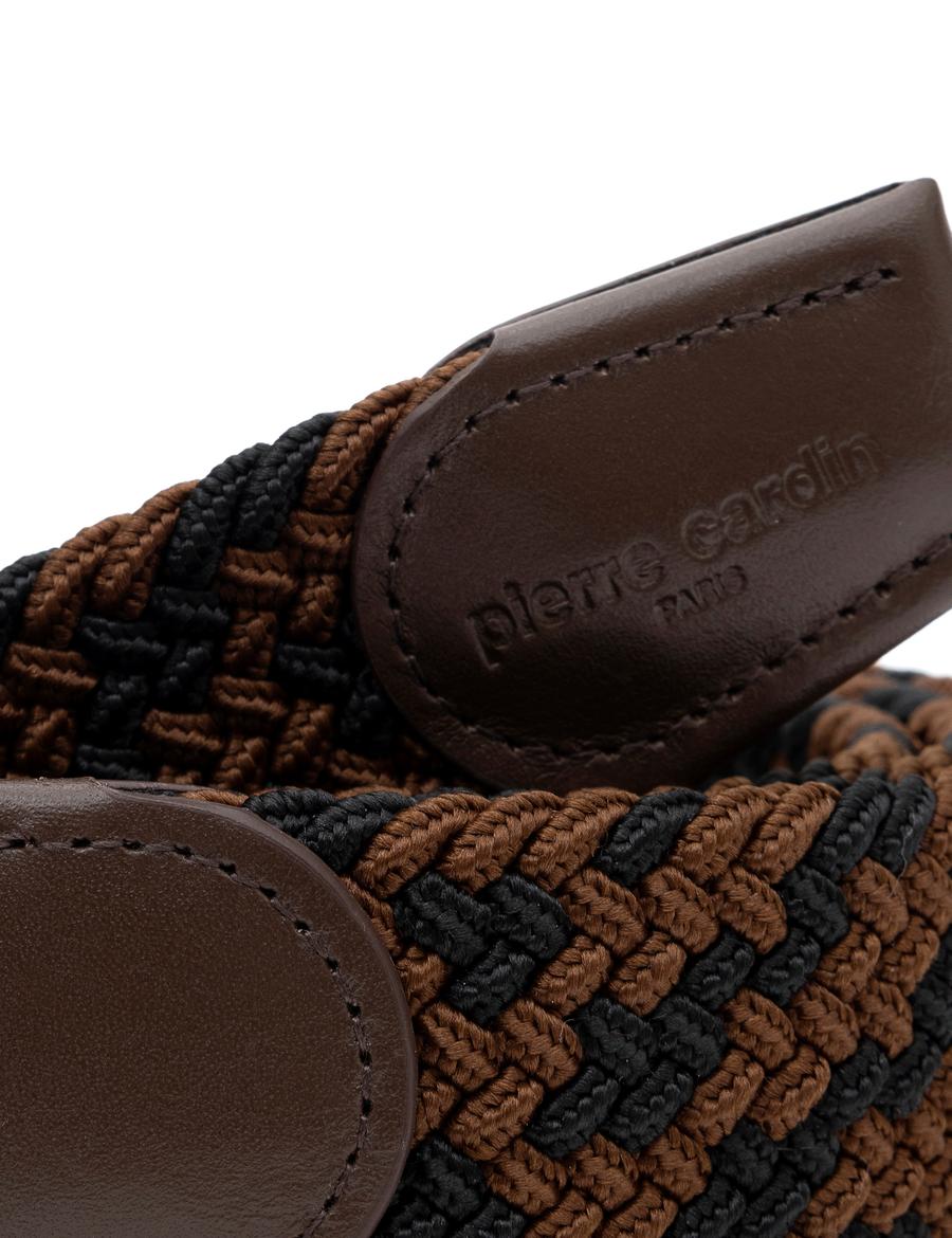 Kahverengi Örgü Kemer