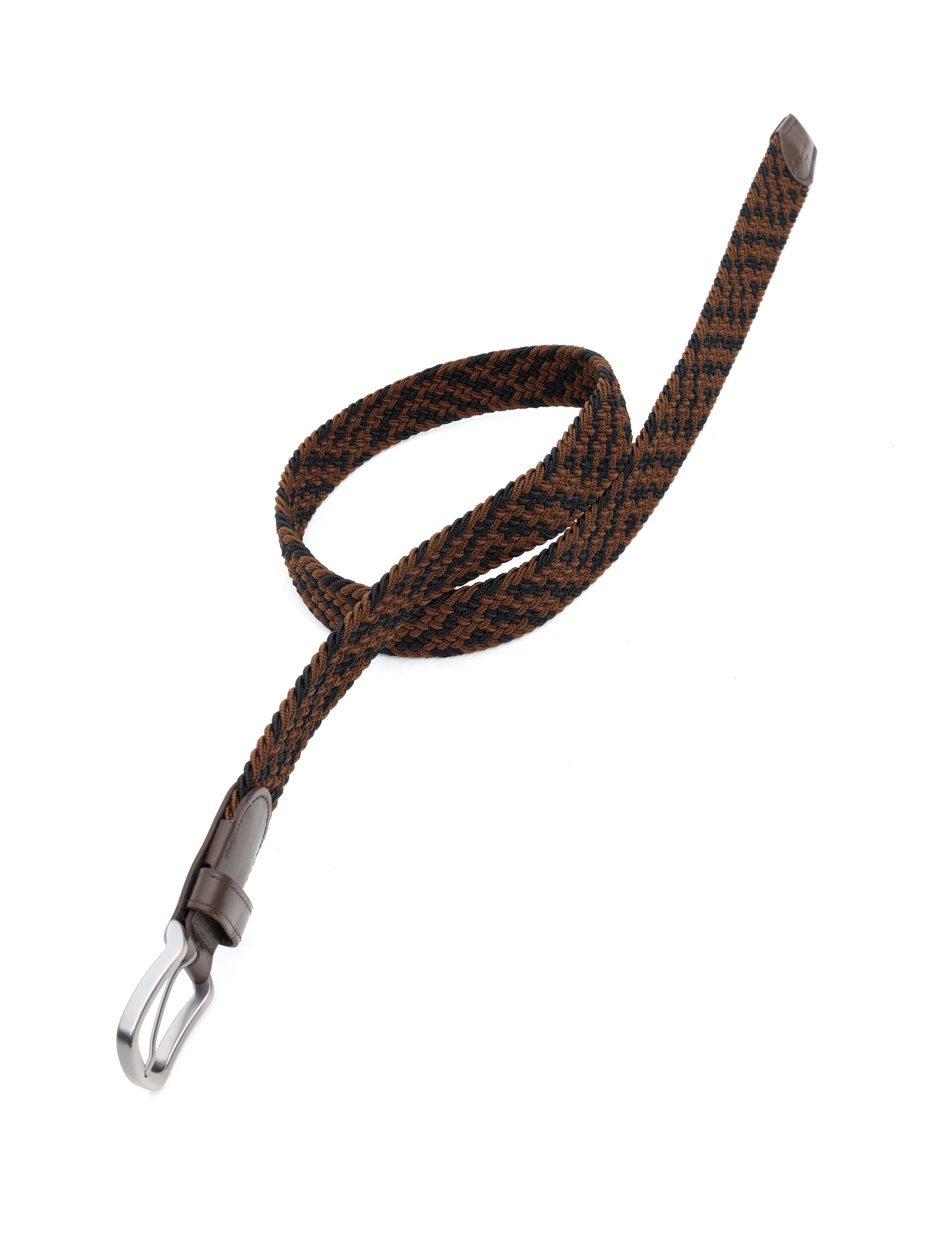 Kahverengi Örgü Kemer