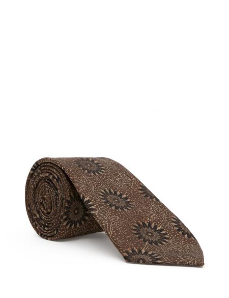 Kahverengi 3'lü Kravat-Mendil-Kravat İğnesi Set - 50295393001