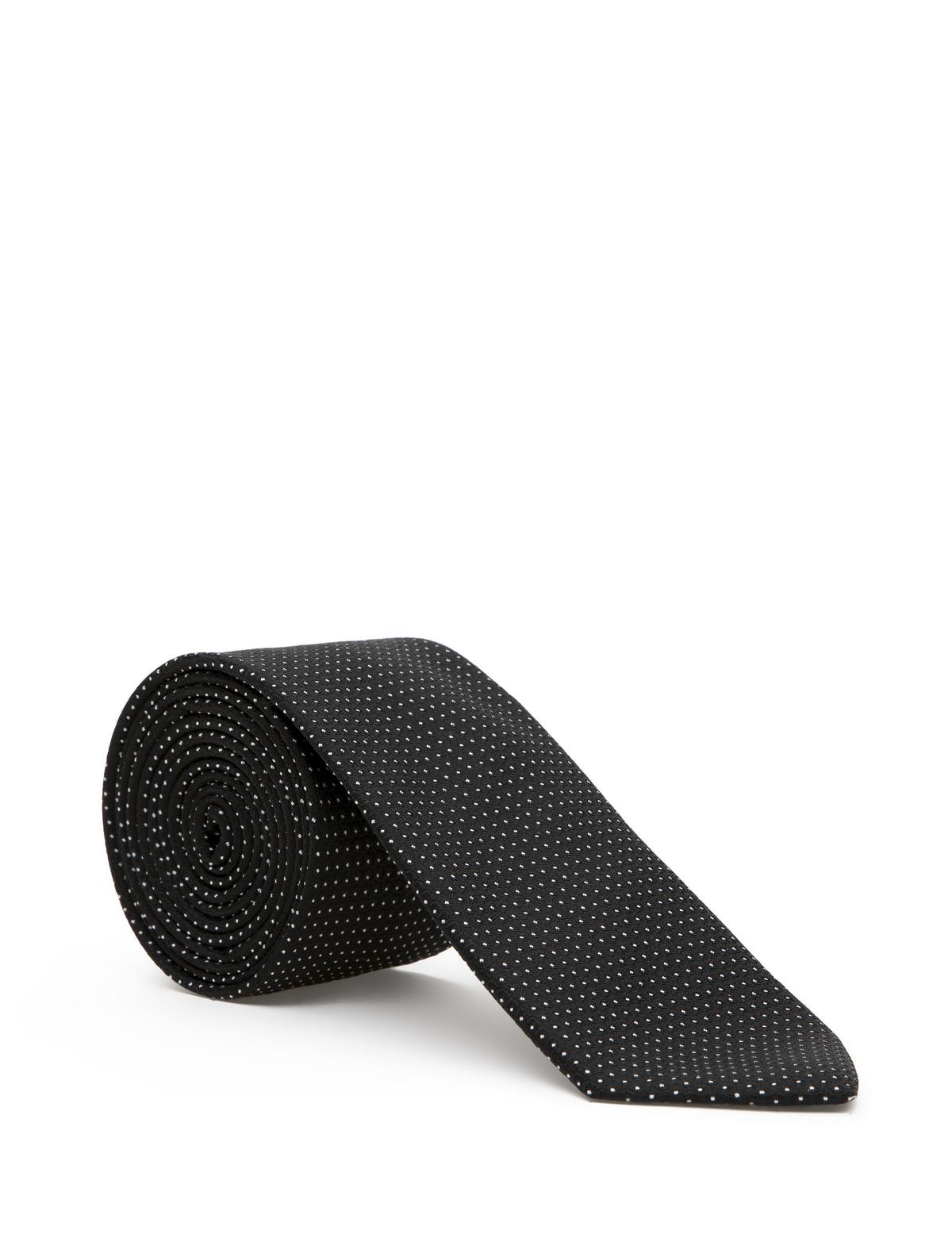 Siyah 3'lü Kravat-Mendil-Kravat İğnesi Set - 50295400001