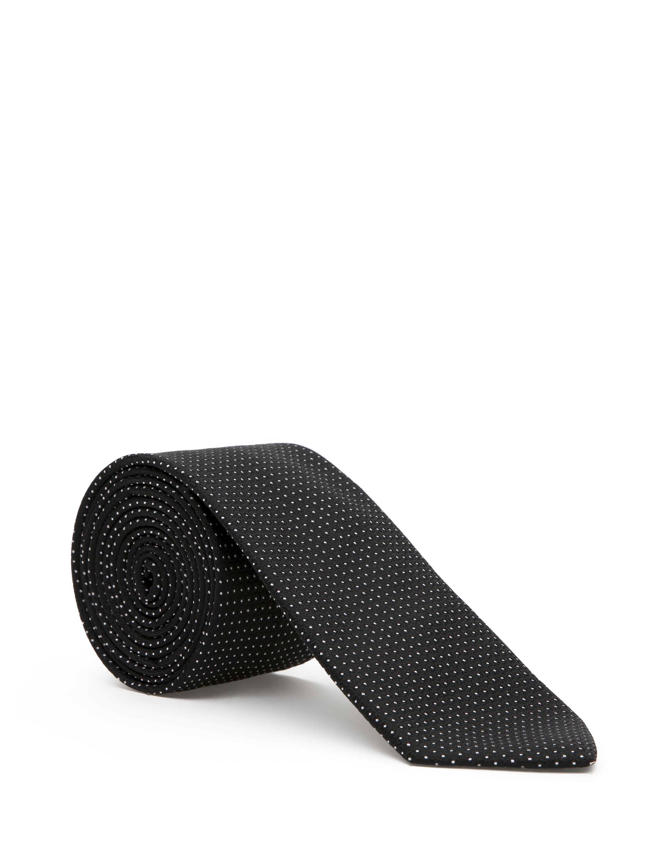 Siyah 3'lü Kravat-Mendil-Kravat İğnesi Set