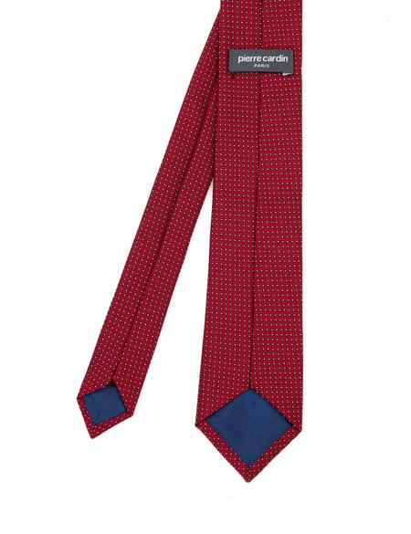 Bordo 3'lü Kravat-Mendil-Kravat İğnesi Set - 50295429001